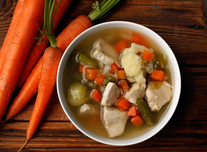 Zupa z pieczonych warzyw