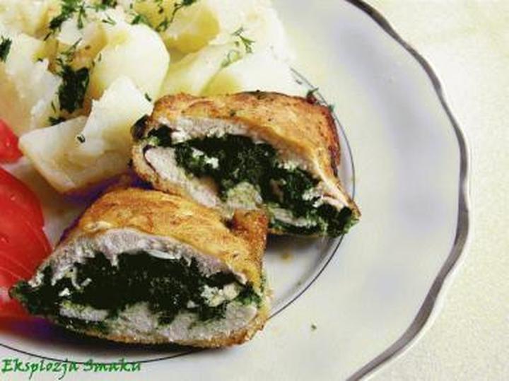 Kieszonki ze szpinakiem