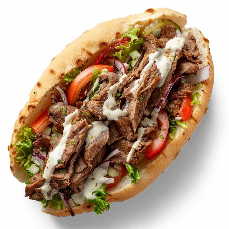 Kebab w tortilli