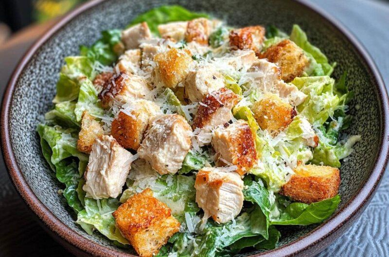 Składniki sałatki Cezar