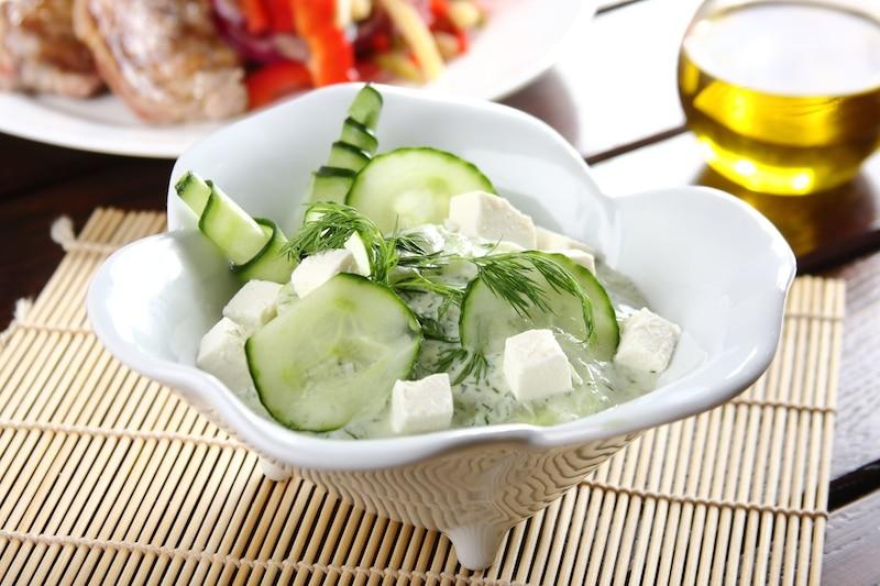 Oryginalne dania z ogórkami