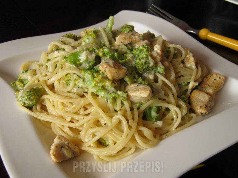 Spaghetti z kurczakiem
