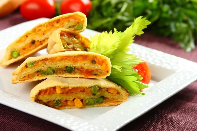 Warzywa w cieście naleśnikowym