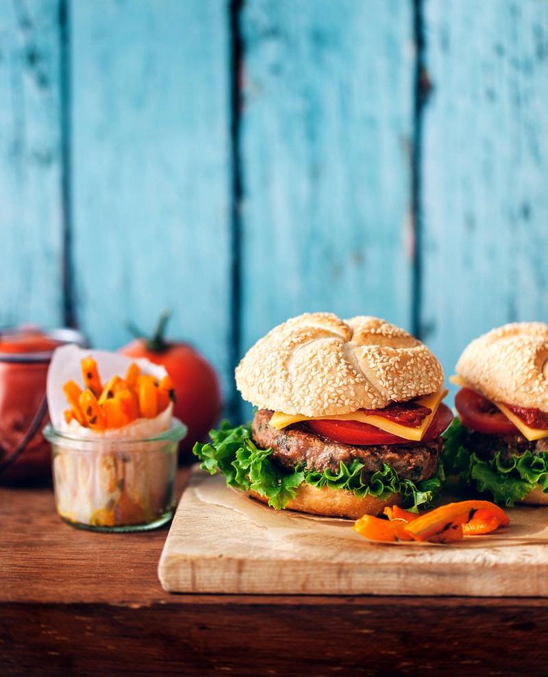 Zdrowe burgery alternatywy