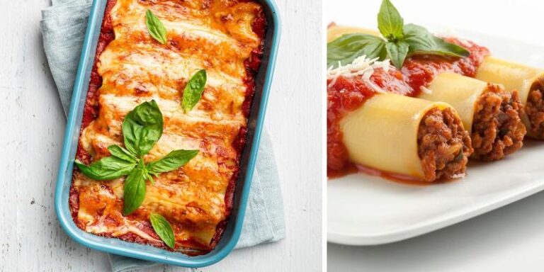 Kulinarna podróż: Cannelloni ze szpinakiem, ricottą i aromatycznym sosem pomidorowym z bazylią