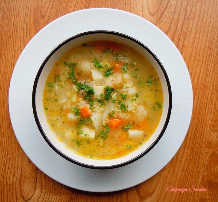 Krupnik wegański bez mięsa