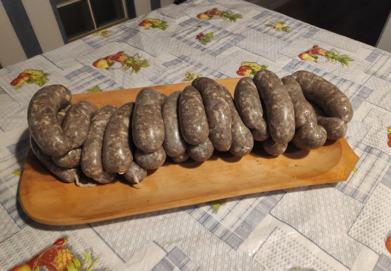 Pieczenie białej kiełbasy