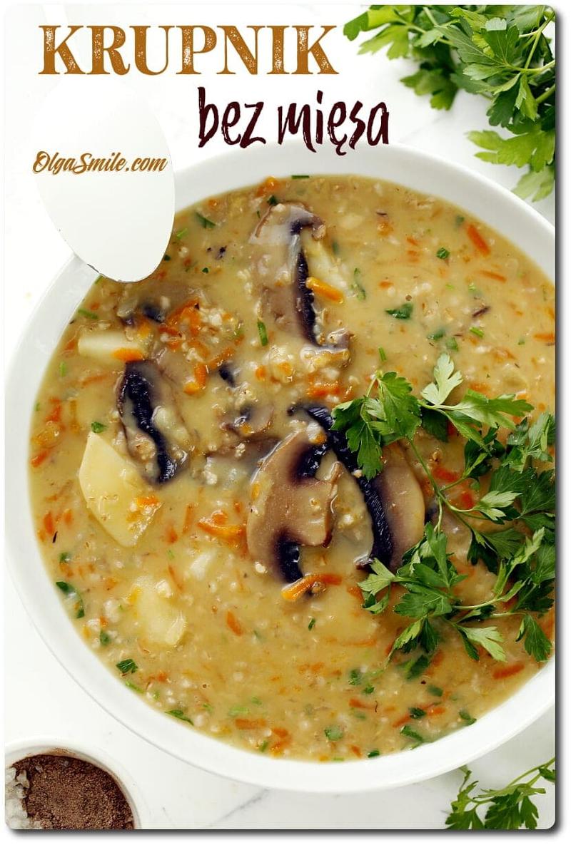 Przygotowanie wegańskiego krupniku