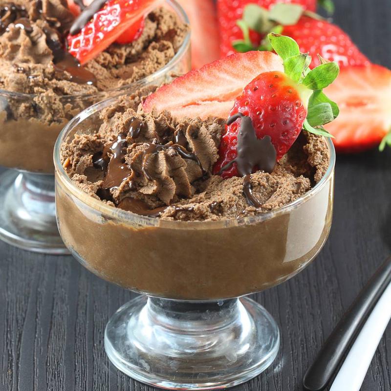 Romantyczne podanie deseru