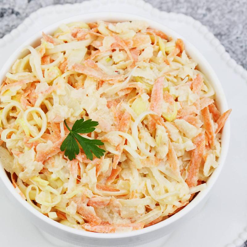 Jak sparzyć por do sałatki