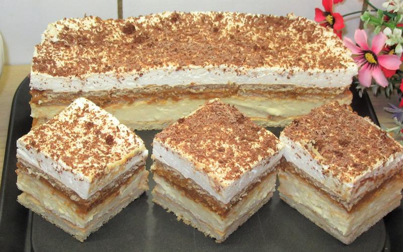 Deser na bazie herbatników