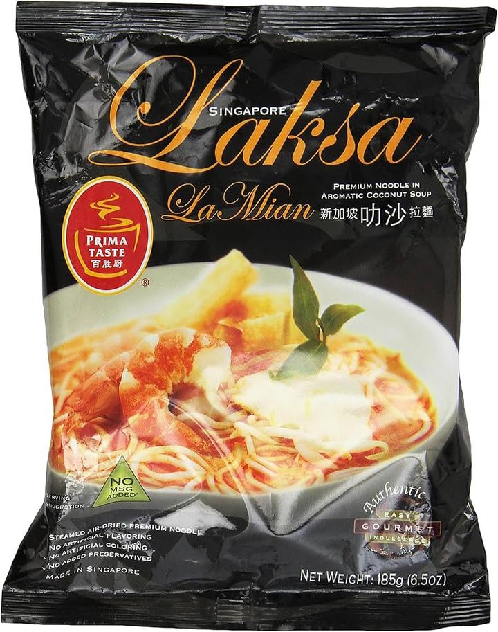 Laksa w mleku kokosowym
