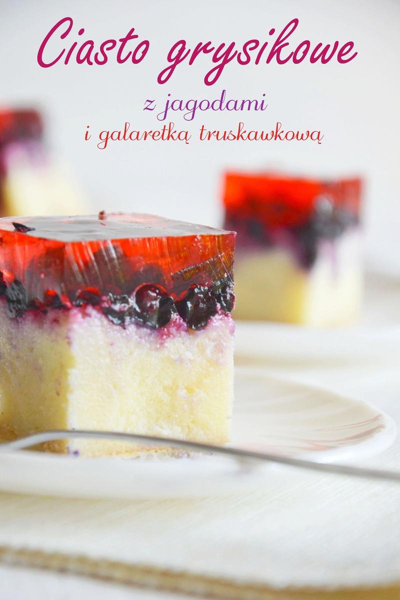 Ciasto z masą grysikową