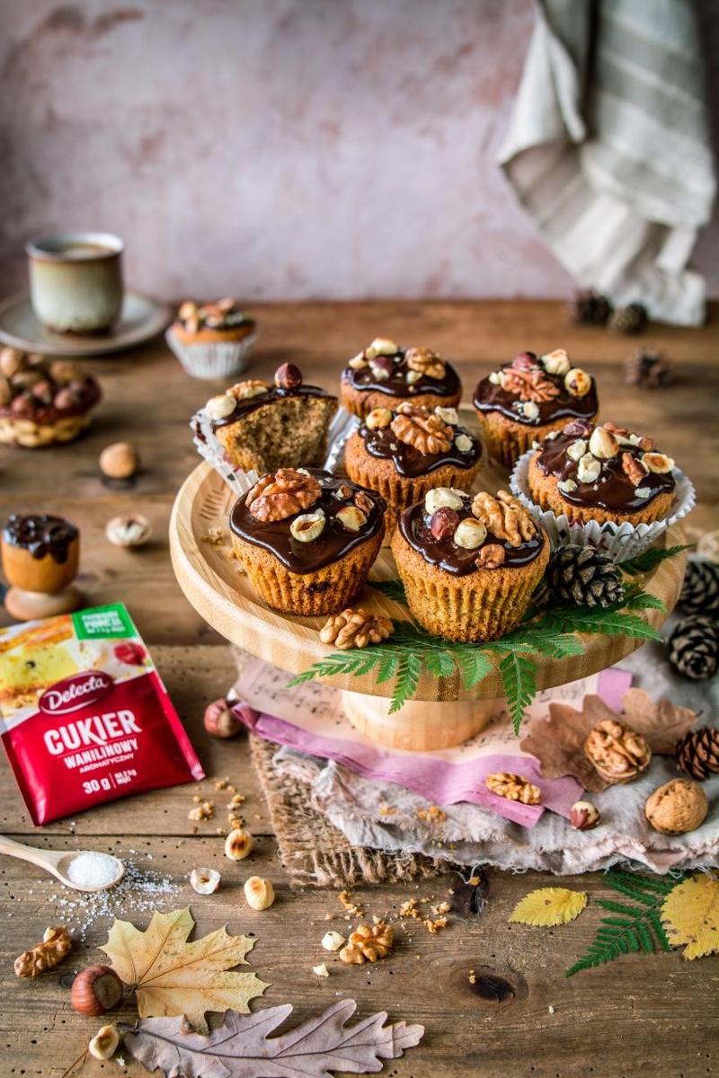 Muffiny bananowo-orzechowe
